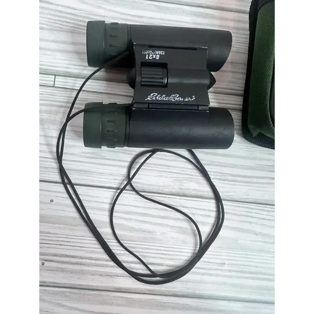 Eddie Bauer Binoculars 8x21 With Case Preowned Hunting Nature Watching
